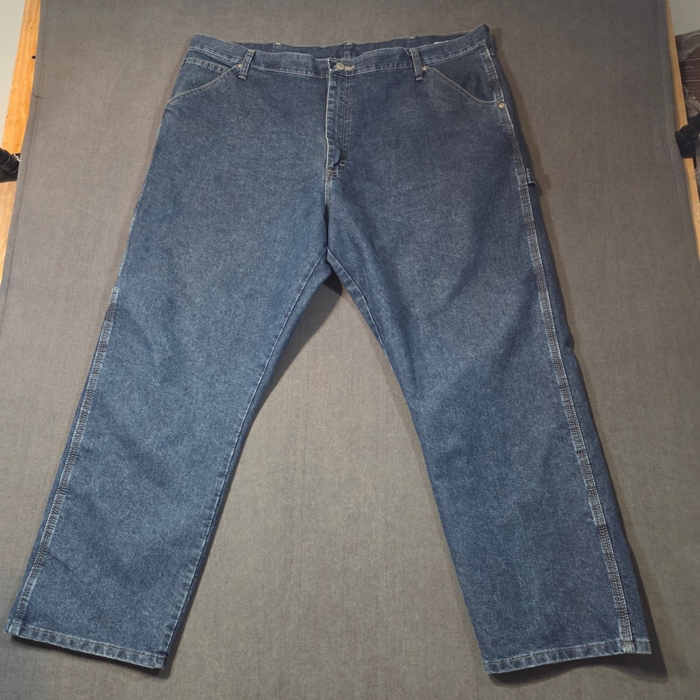 Wrangler Carpenter Jeans Mens 42x29 Blue Denim Authentic Issue 94LSWDV